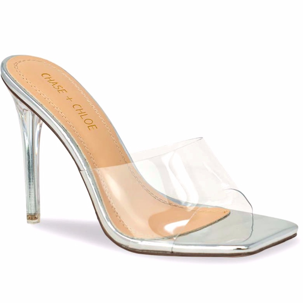 🌺Chase + Chloe Stilettos Open Toe Heels.
